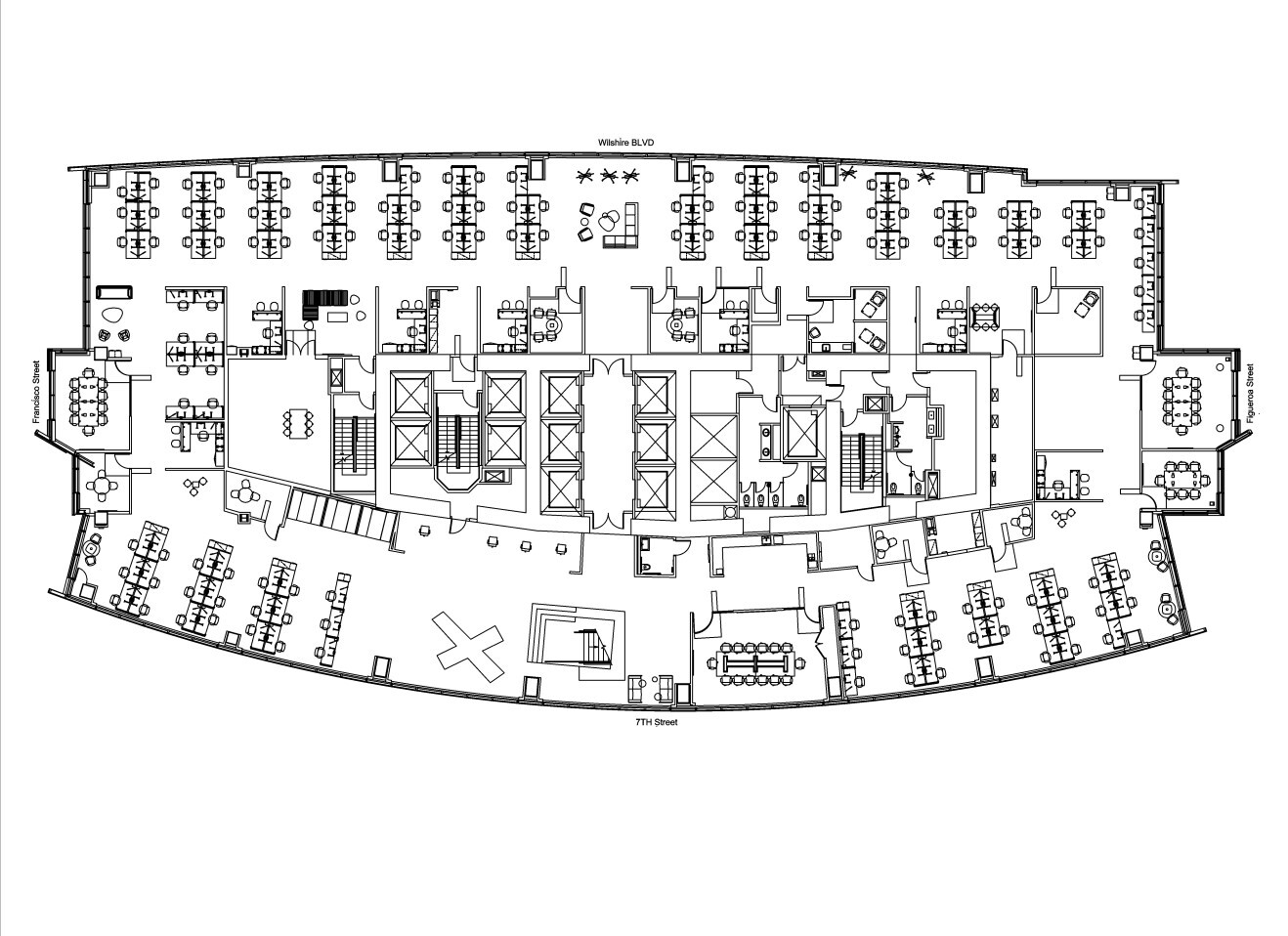 900 Wilshire Blvd, Los Angeles, CA à louer Plan d’étage– Image 1 sur 1