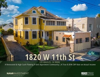 Plus de détails pour 1820 W 11th St, Los Angeles, CA - Logement à vendre