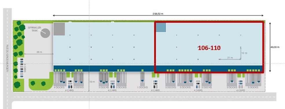 Local d’activités dans SAINT-OUEN-L'AUMONE à louer - Plan d’étage – Image 3 sur 3