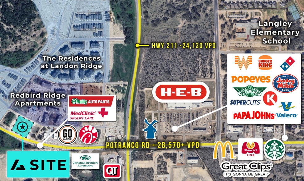 14633 Potranco Rd, San Antonio, TX à louer - Aérien – Image 3 sur 5