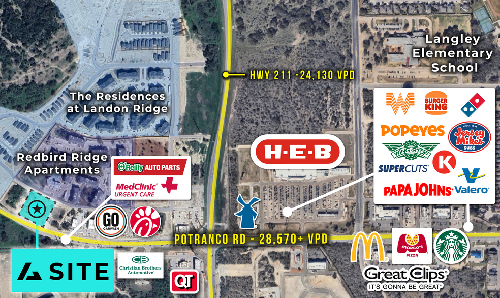 14633 Potranco Rd, San Antonio, TX à louer - Aérien – Image 2 sur 4
