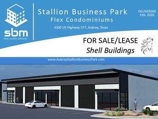 Plus de détails pour Aubrey Stallion Park Portfolio – Industriel/Logistique à vendre, Aubrey, TX