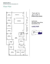 2151 River Plaza Dr, Sacramento, CA à louer Plan d’étage– Image 1 sur 1