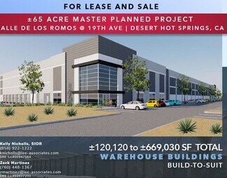 Plus de détails pour Calle De Los Romos, Desert Hot Springs, CA - Industriel/Logistique à vendre