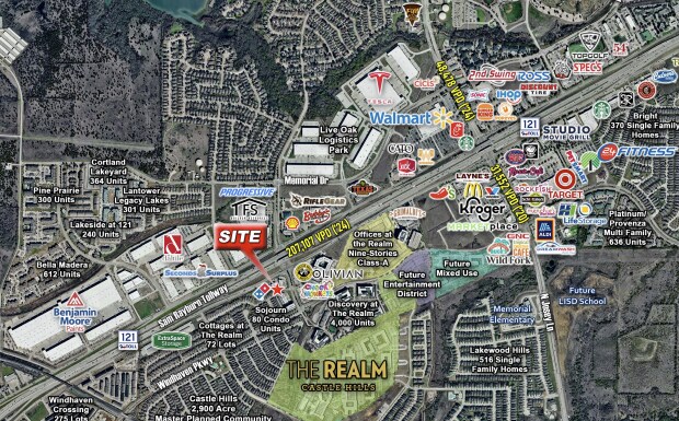 120 Castle Hills Drive, Lewisville, TX à vendre - Aérien – Image 2 sur 3