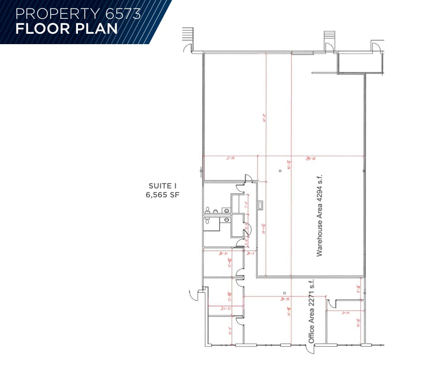 6551-6571 Cochran Rd, Solon, OH à louer Plan d’étage– Image 1 sur 6