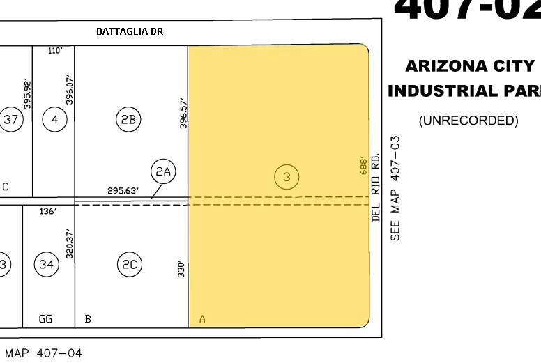 10491 W Battaglia Dr, Casa Grande, AZ à vendre - Plan cadastral – Image 2 sur 12