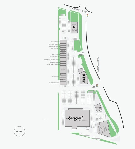 499 Cornwall Rd, Oakville, ON à louer - Plan de site – Image 3 sur 3