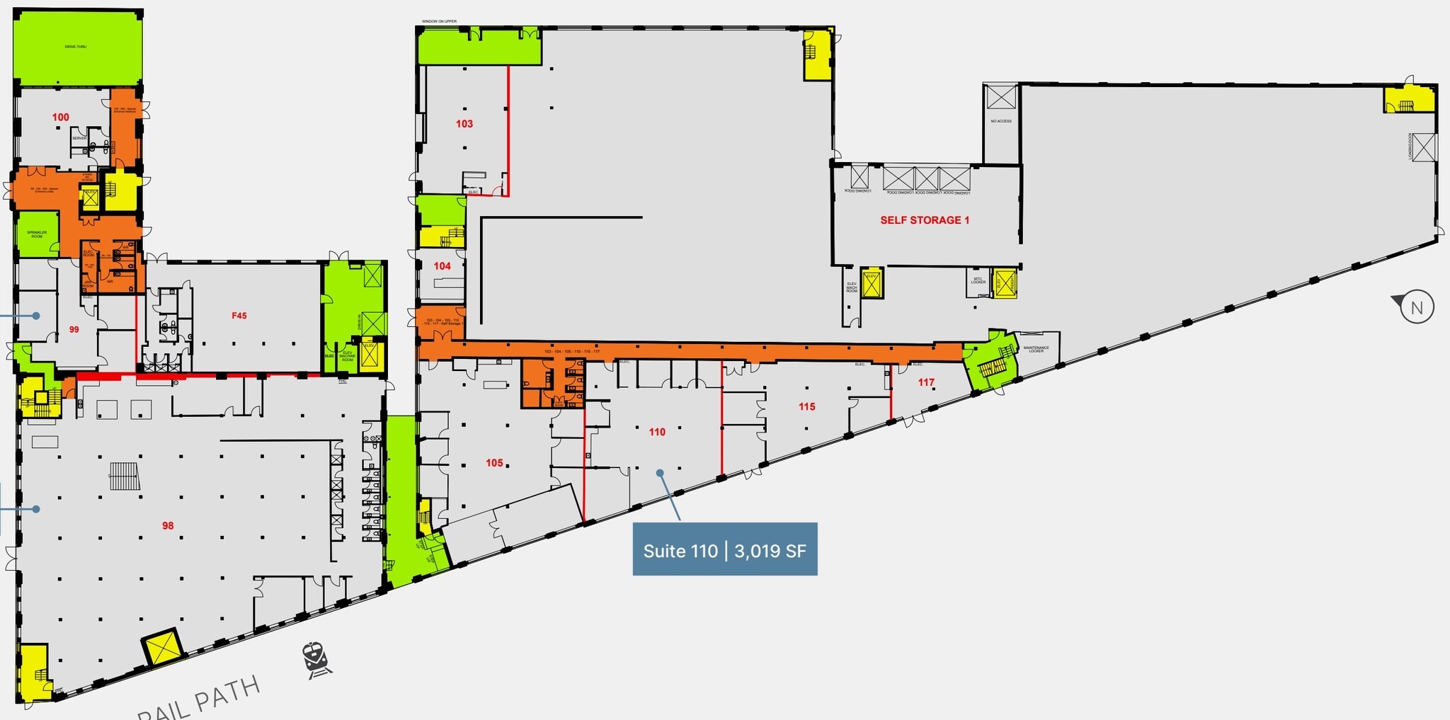 1655 Dupont St, Toronto, ON à louer Plan d’étage– Image 1 sur 1