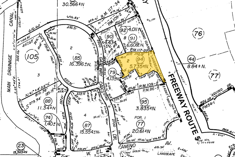 2750 Gateway Oaks Dr, Sacramento, CA à louer - Plan cadastral – Image 1 sur 2