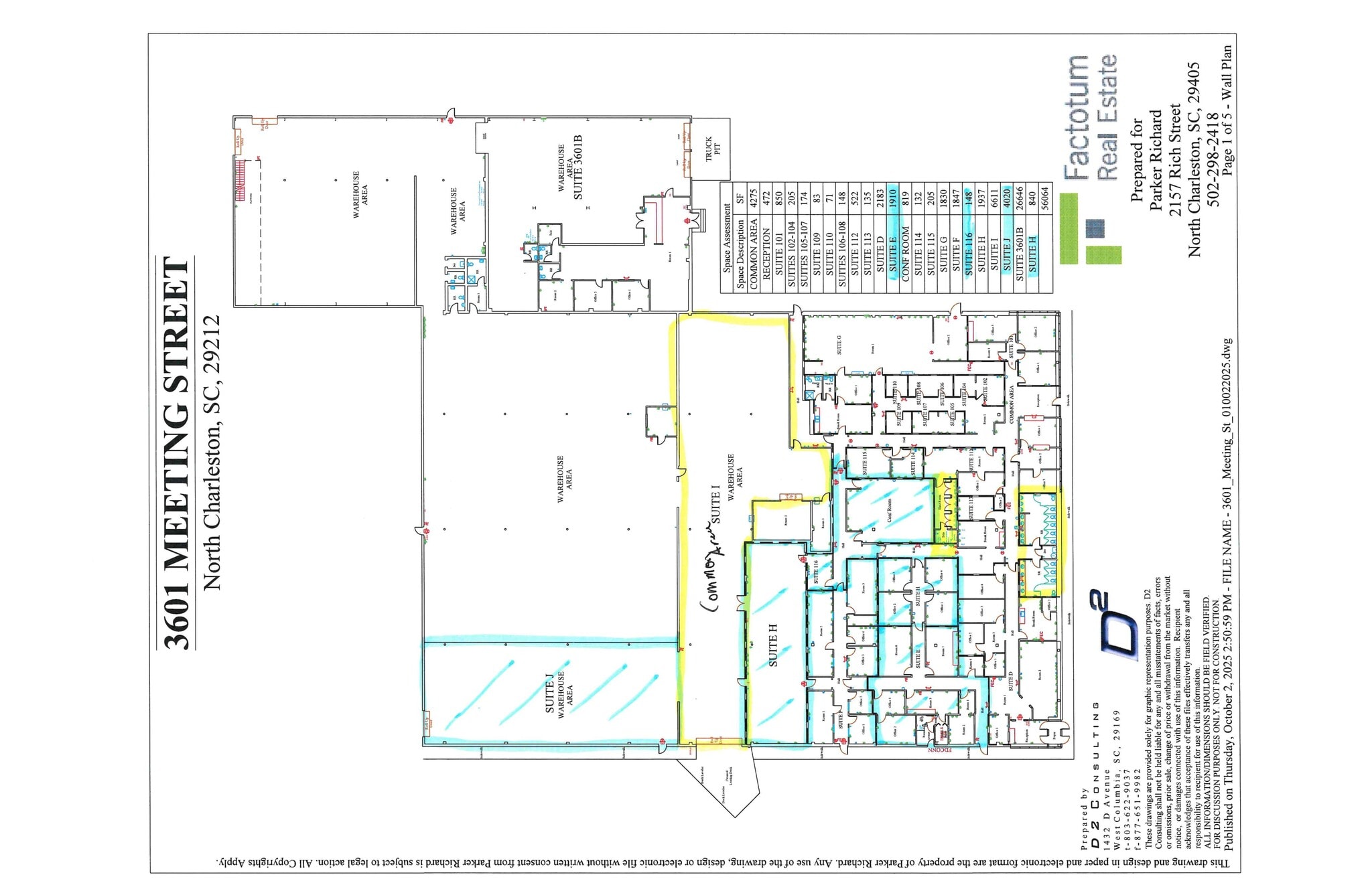 3601 Meeting Street Rd, North Charleston, SC à louer Plan de site– Image 1 sur 15