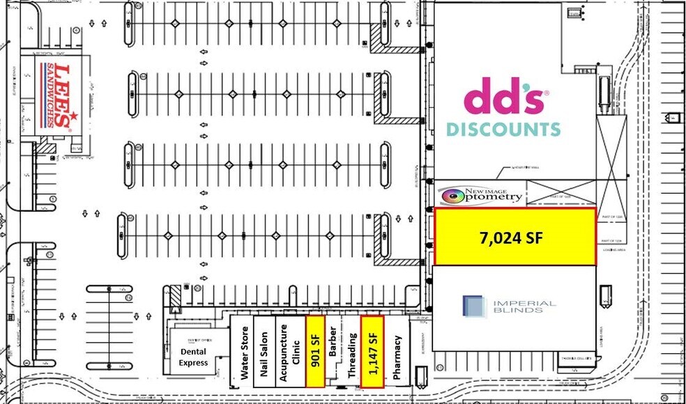 1212-1256 S Magnolia Ave, Anaheim, CA à louer - Plan de site – Image 2 sur 8
