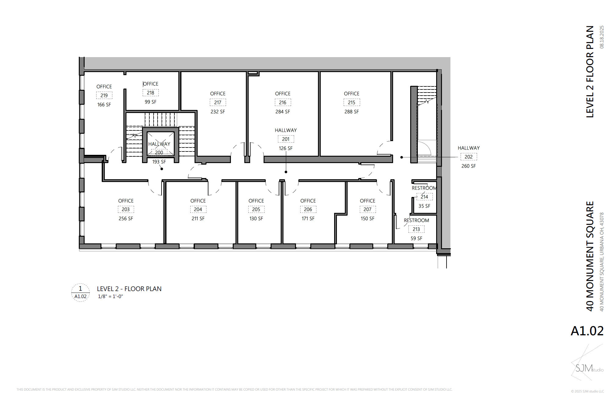 40 Monument Sq, Urbana, OH à louer Plan d’étage– Image 1 sur 11