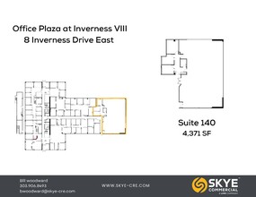 8 Inverness Dr E, Englewood, CO à louer Plan d’étage– Image 1 sur 2