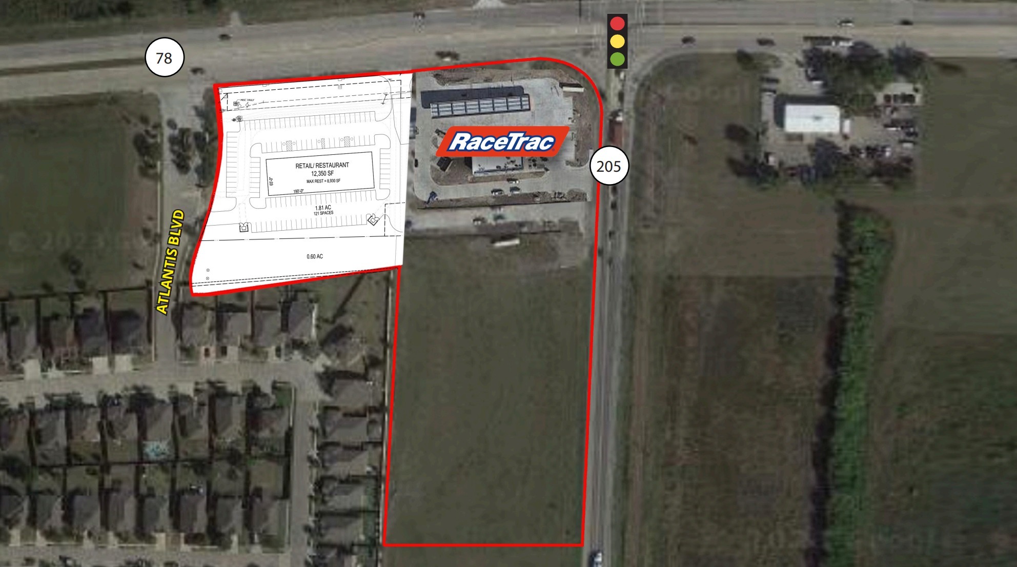 1000 Tx-78, Lavon, TX à louer Plan de site– Image 1 sur 1