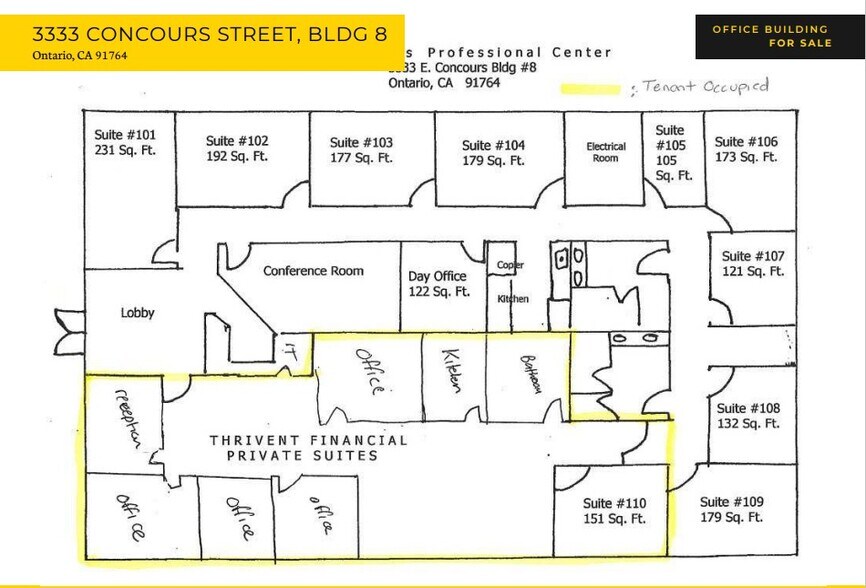 3333 Concours St, Ontario, CA à vendre - Plan d’étage – Image 2 sur 22