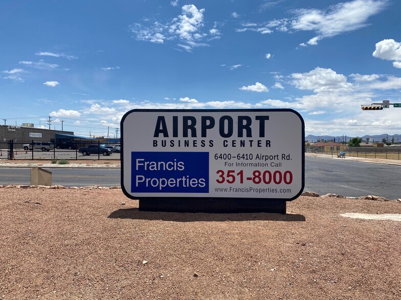 6400 Airport Rd, El Paso, TX à louer - Photo de l’immeuble – Image 2 sur 5