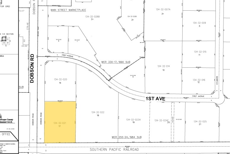 147 S Dobson Rd, Mesa, AZ à louer - Plan cadastral – Image 2 sur 4