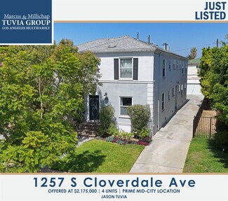 Plus de détails pour 1257 S Cloverdale Ave, Los Angeles, CA - Logement à vendre