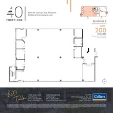 4041 N Central Ave, Phoenix, AZ à louer Plan d’étage– Image 1 sur 1