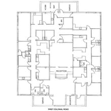 1101 First Colonial Rd, Virginia Beach, VA à louer Plan d’étage– Image 1 sur 1