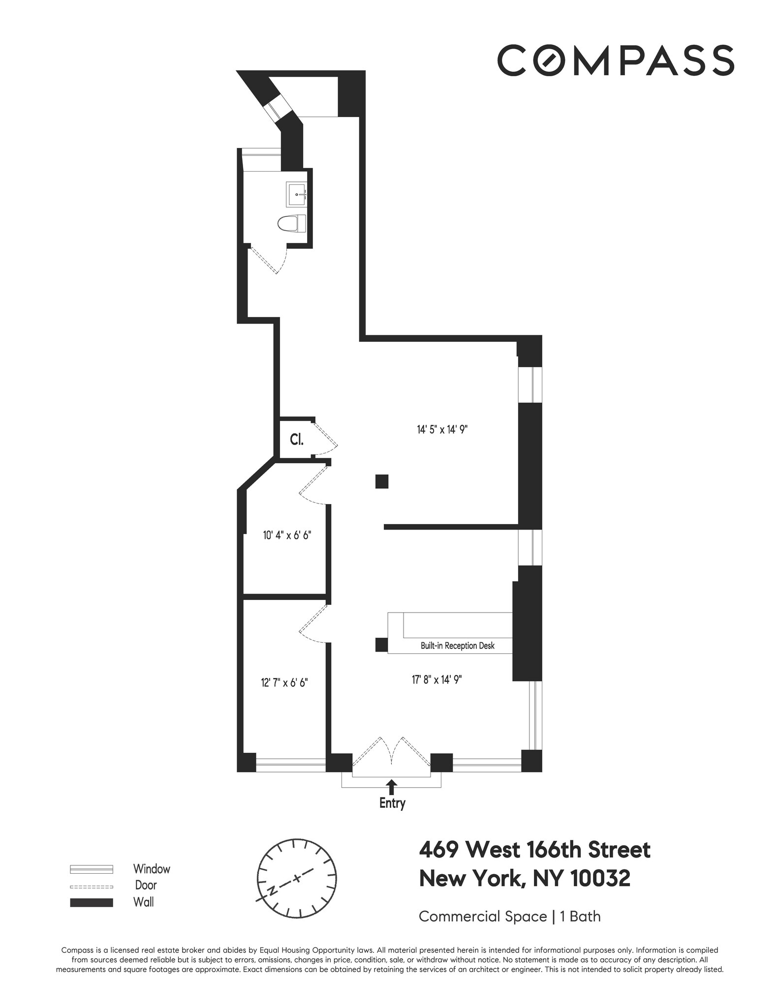 2139 Amsterdam Ave, New York, NY à louer Plan d’étage– Image 1 sur 6