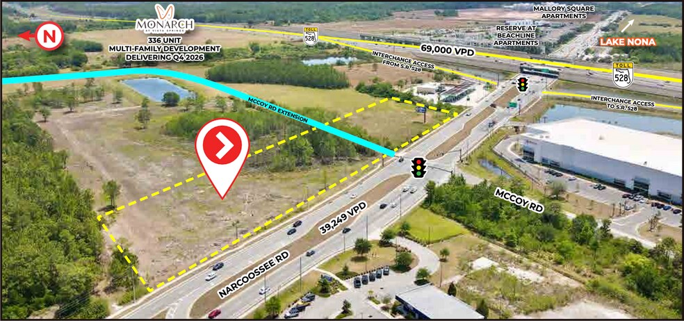 8081 Narcoossee Rd, Orlando, FL à louer - Aérien – Image 3 sur 4