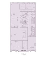 1819 L St NW, Washington, DC à louer Plan d’étage– Image 1 sur 1