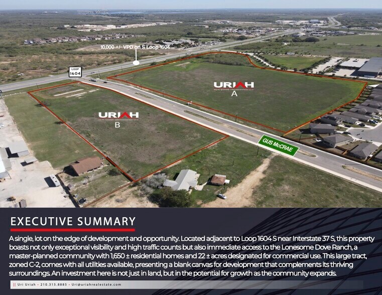 5.34 AC on S 1604 loop, San Antonio, TX à vendre - Photo de l’immeuble – Image 2 sur 11