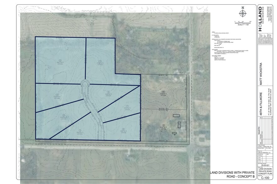 9637 48th Ave, Allendale, MI à vendre - Plan de site – Image 2 sur 2