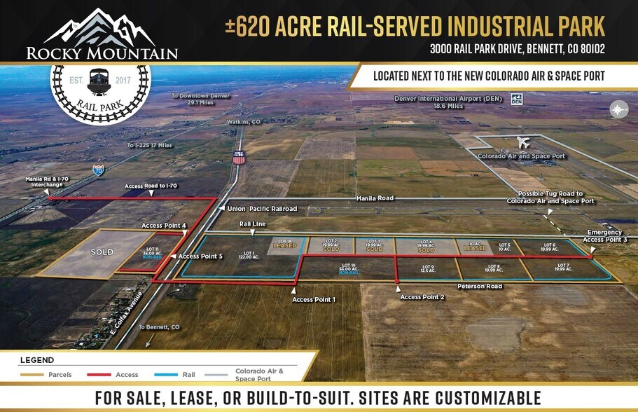 NWC E Colfax Avenue & Peterson Rd, Bennett, CO à louer - Photo de l’immeuble – Image 1 sur 6