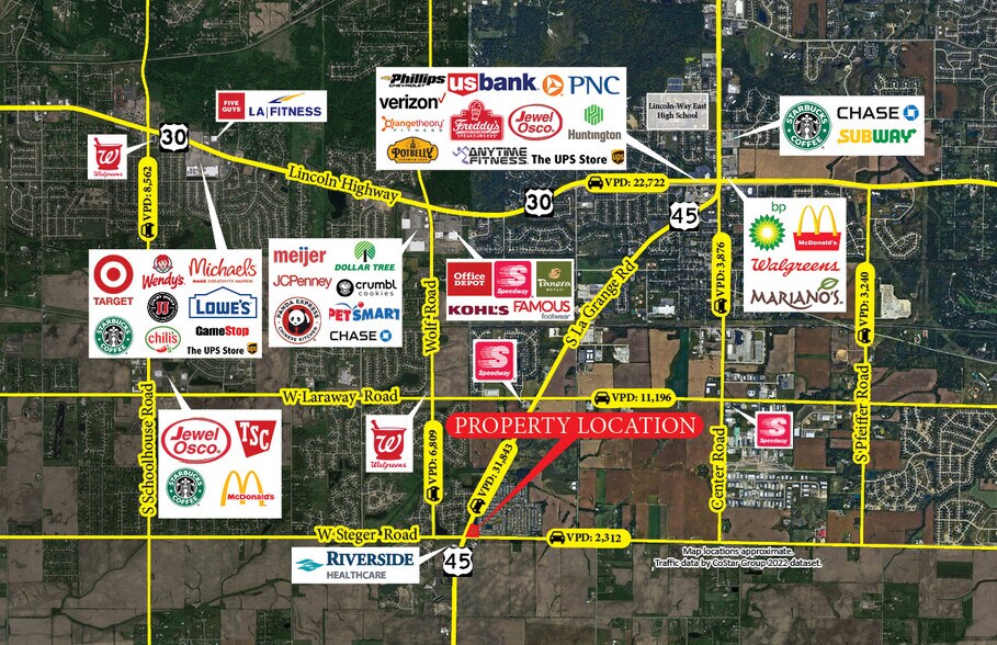 S La Grange Rd, Frankfort, IL à vendre - Aérien – Image 1 sur 15