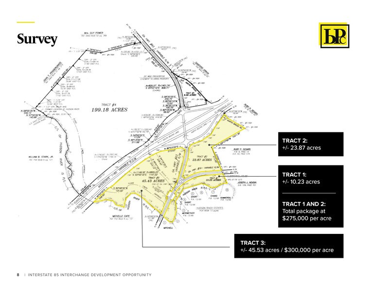 Interstate 85 & Hwy. 63, Commerce, GA à vendre - Aérien – Image 2 sur 6