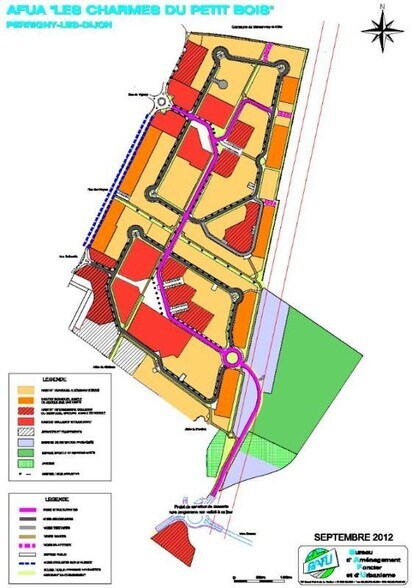 Terrain dans Perrigny-lès-Dijon à vendre - Plan de site – Image 2 sur 2