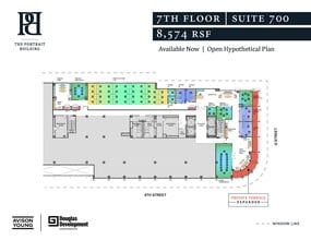 701 8th St NW, Washington, DC à louer Plan d’étage– Image 2 sur 4