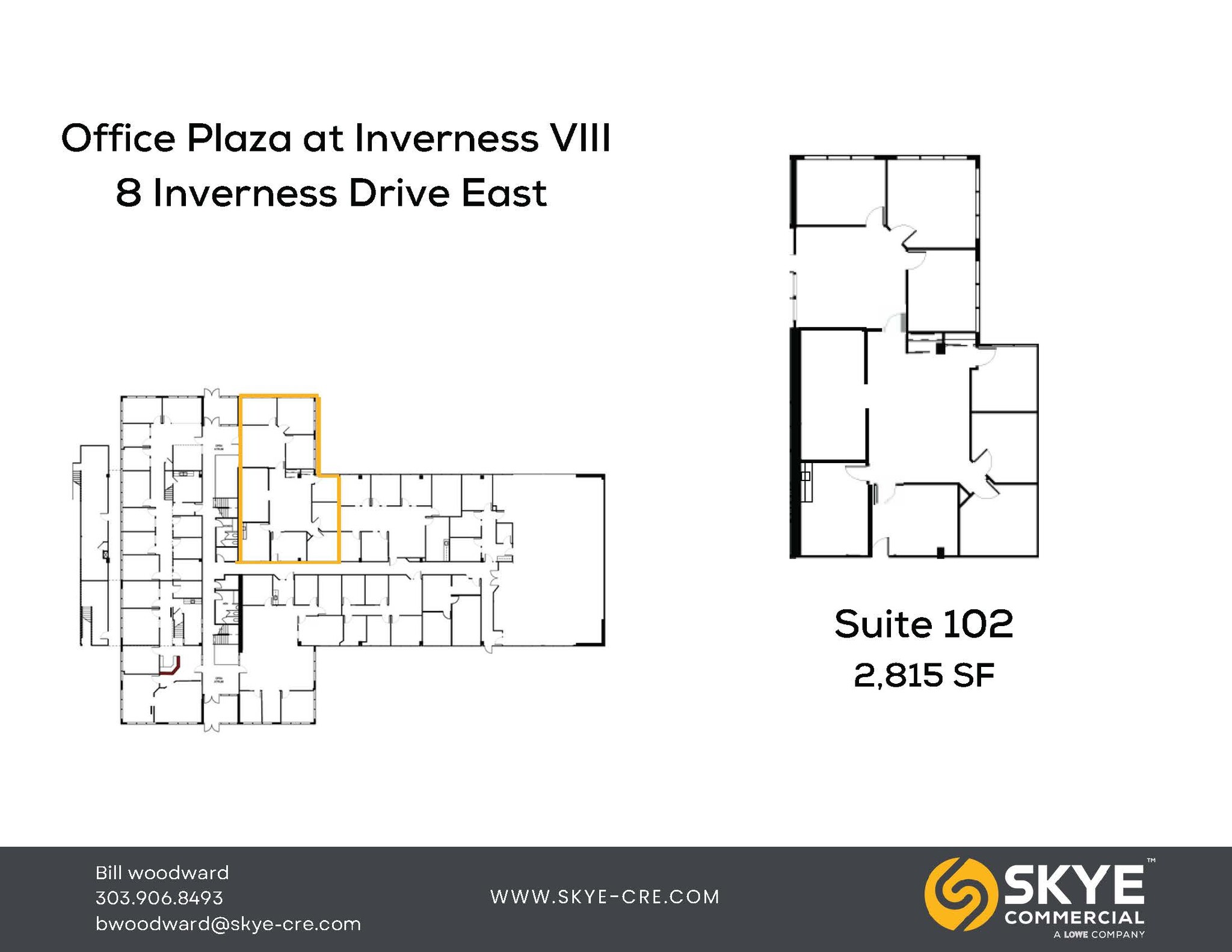 8 Inverness Dr E, Englewood, CO à louer Plan d’étage– Image 1 sur 1