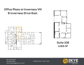 8 Inverness Dr E, Englewood, CO à louer Plan d’étage– Image 1 sur 1