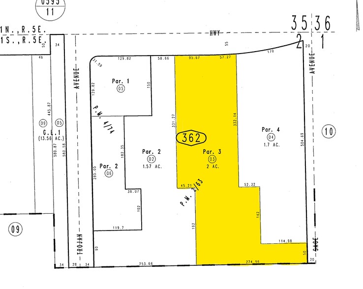 56865 Twentynine Palms Hwy, Yucca Valley, CA à vendre - Plan cadastral – Image 3 sur 7