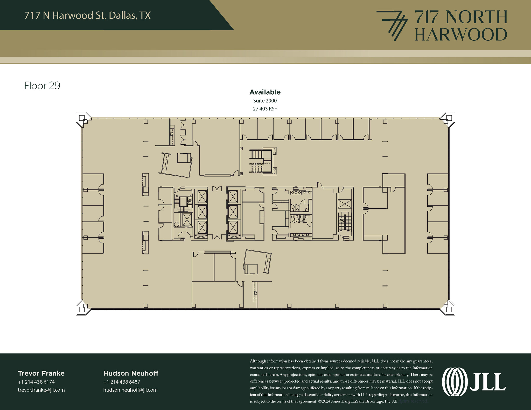 717 N Harwood St, Dallas, TX à louer Plan d’étage– Image 1 sur 1