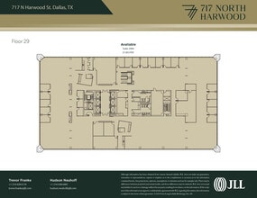 717 N Harwood St, Dallas, TX à louer Plan d’étage– Image 1 sur 1