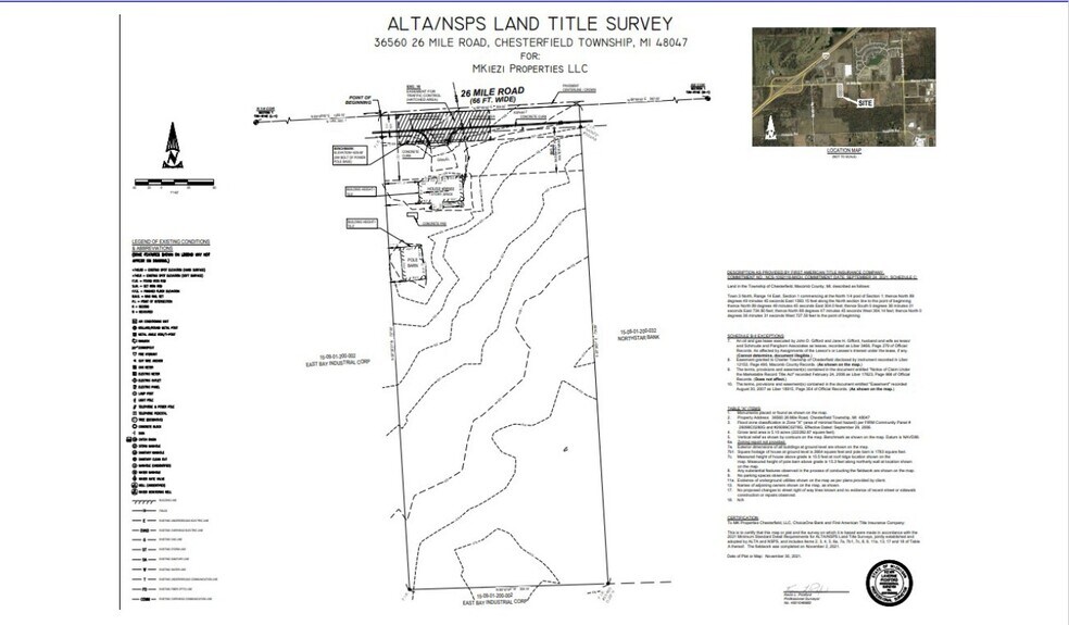 36560 26 Mile Rd, New Baltimore, MI à louer - Plan cadastral – Image 1 sur 3