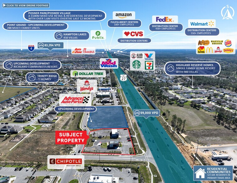 49533 Highway 27, Davenport, FL à vendre - Aérien – Image 3 sur 5