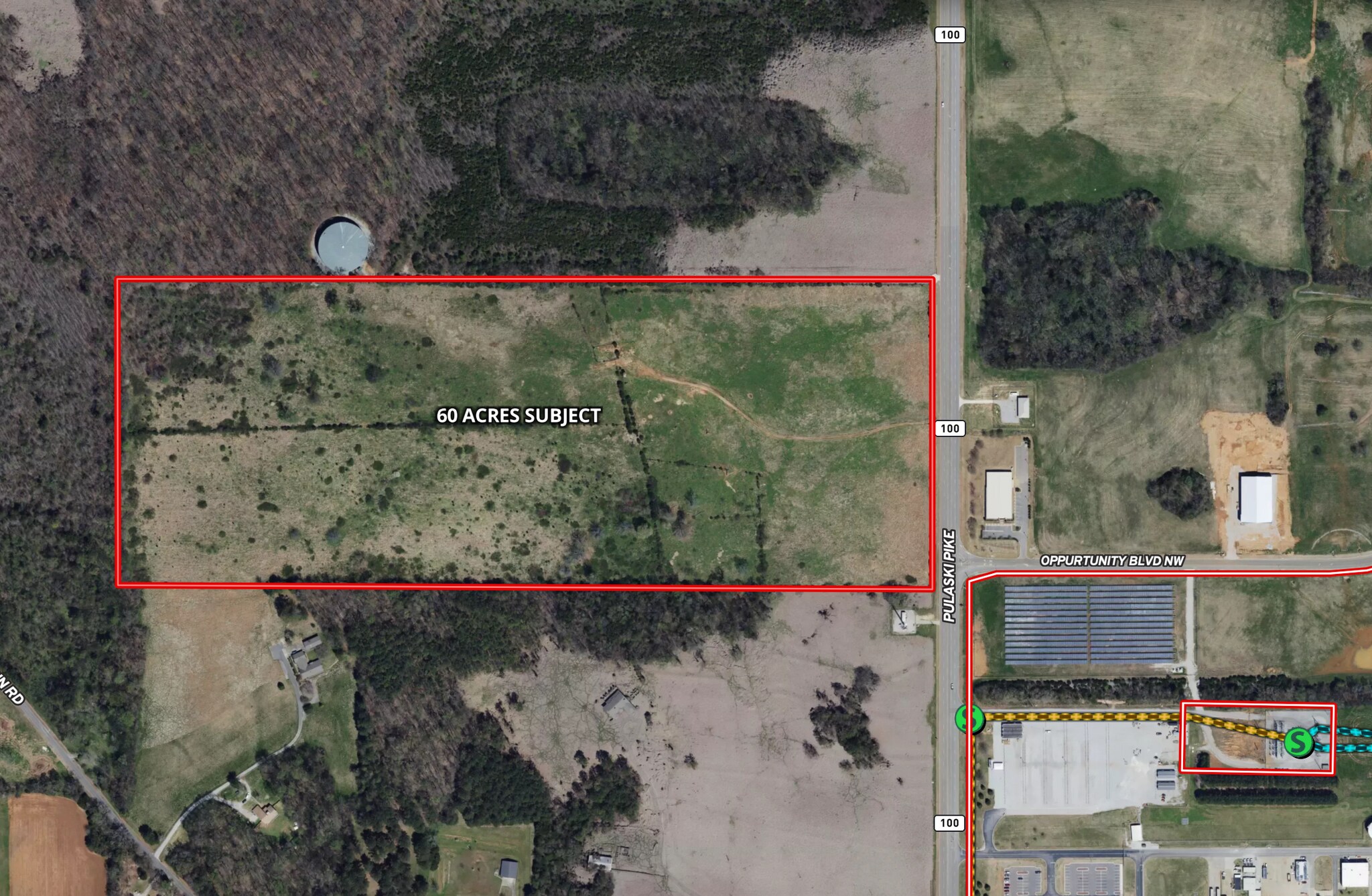 North of 255 and Pulaski Pike hwy, Huntsville, AL à vendre Photo principale– Image 1 sur 5