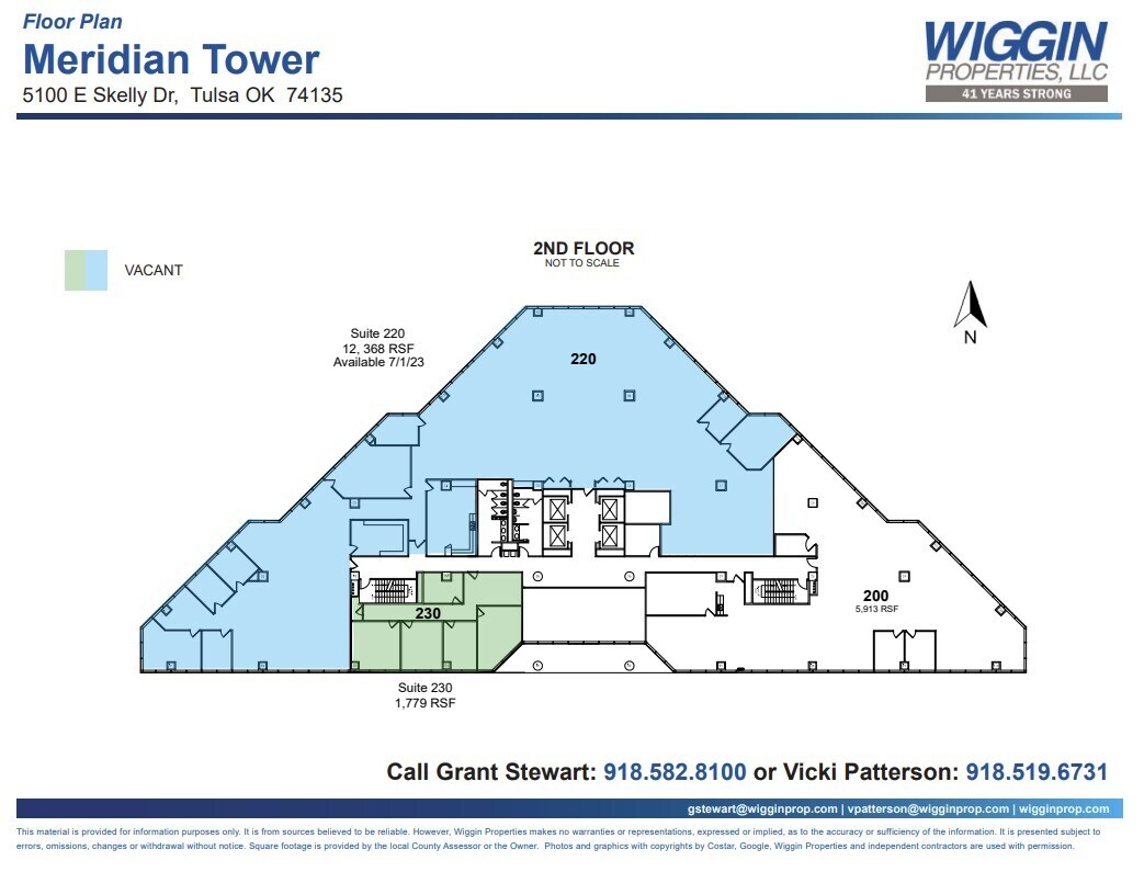 5100 E Skelly Dr, Tulsa, OK à louer Plan d’étage– Image 1 sur 1