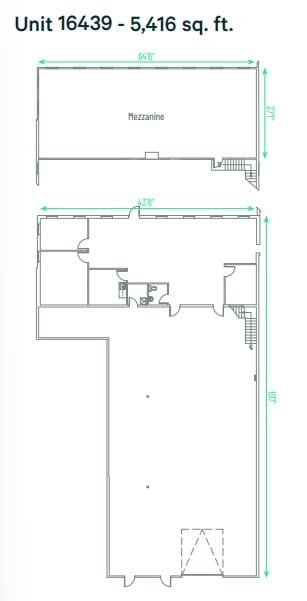 16403-16455 117 Av NW, Edmonton, AB à louer Plan d’étage– Image 1 sur 1
