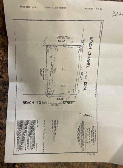 339 Beach 101st Street, Rockaway Park, NY à vendre - Plan de site – Image 2 sur 3