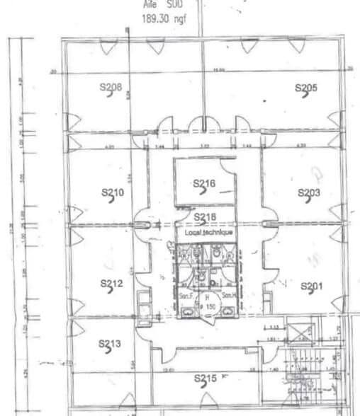 Bureau dans Toulouse à louer - Plan d’étage – Image 3 sur 4