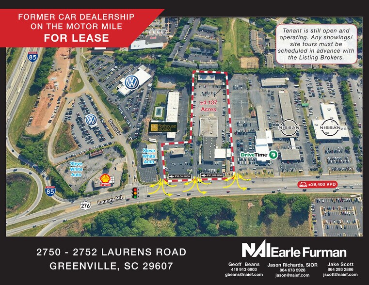 2750 Laurens Rd, Greenville, SC à louer - Photo de l’immeuble – Image 1 sur 10