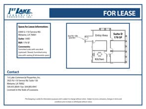 4300 S I-10 Service Rd, Metairie, LA à louer Plan d’étage– Image 1 sur 1