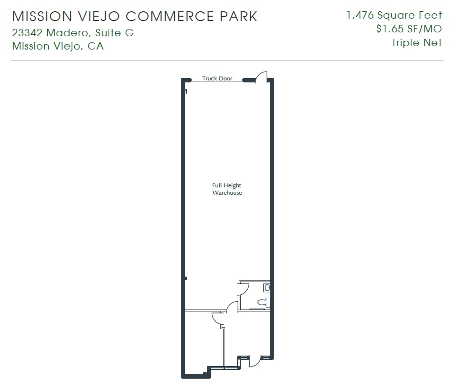 23342 Madero, Mission Viejo, CA à louer Plan d’étage– Image 1 sur 1